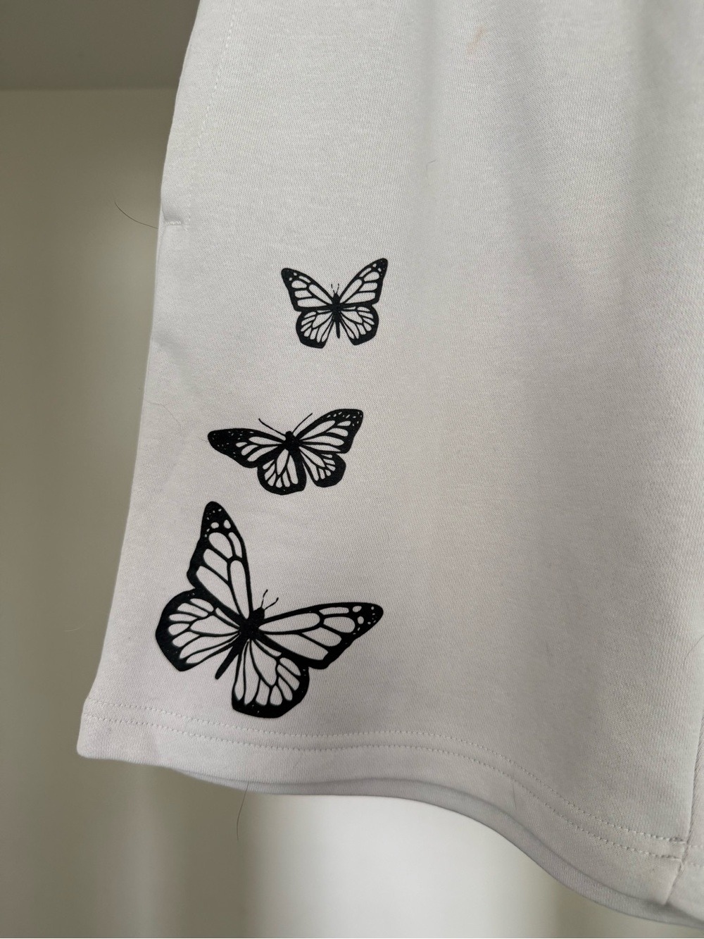 NWT - Elevated Faith - Grace Upon Grace Butterfly Sweat Shorts - Size Small - Picture 5 of 5